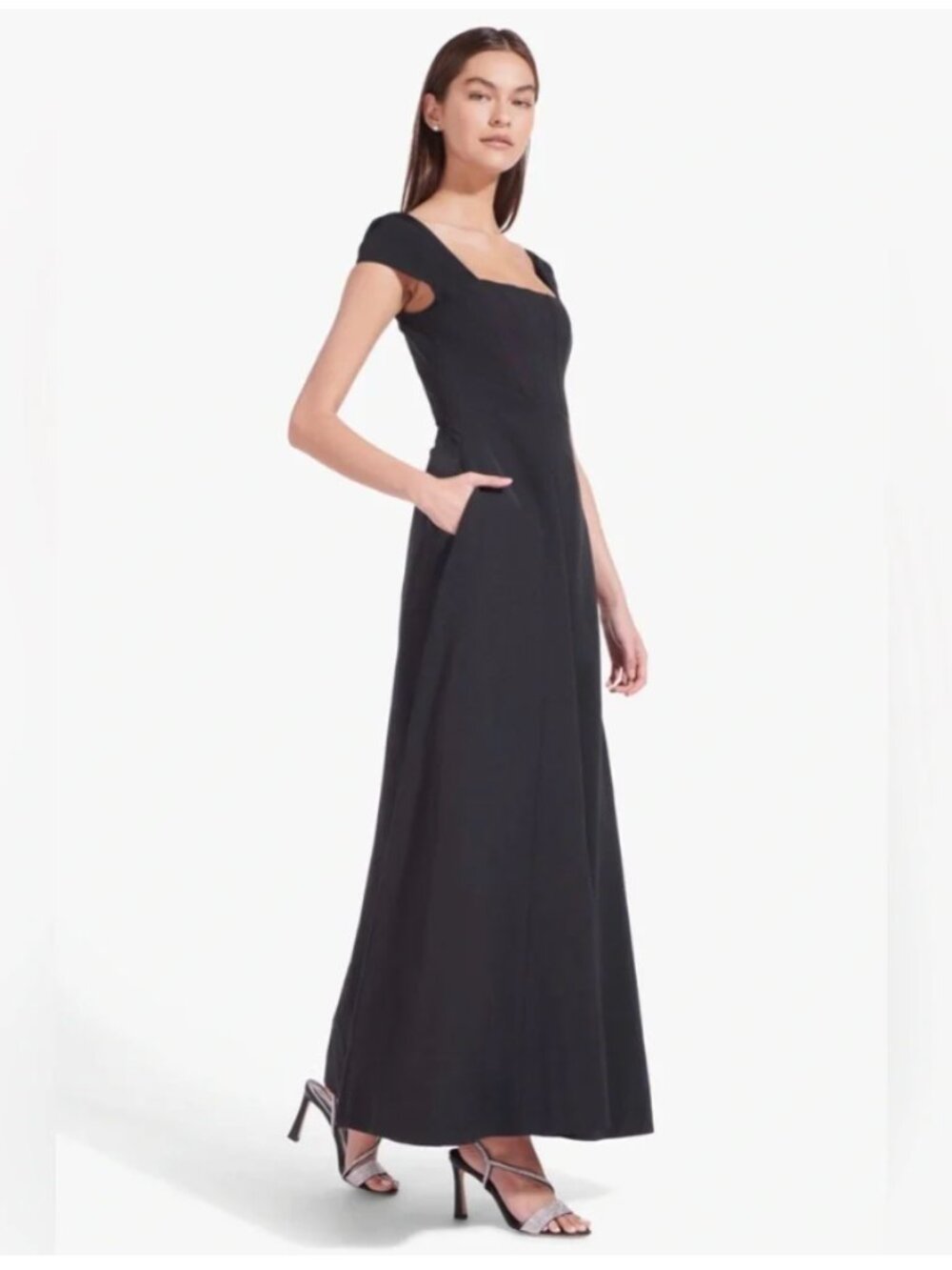 Staud Lotus Gown in Black size 6